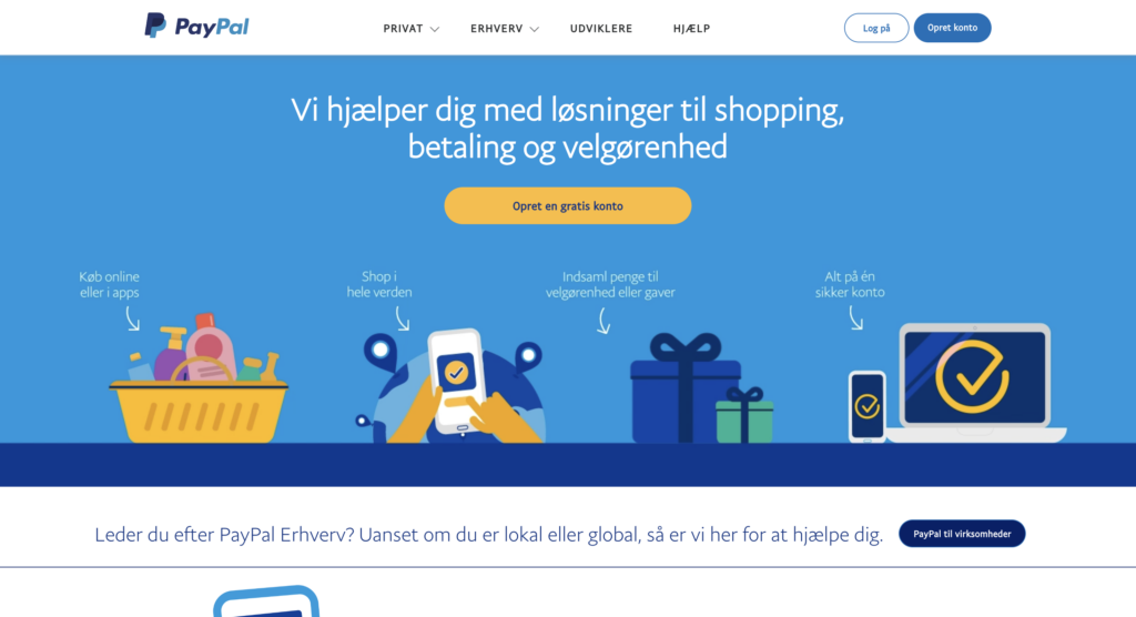 Udenlandsk casino med PayPal